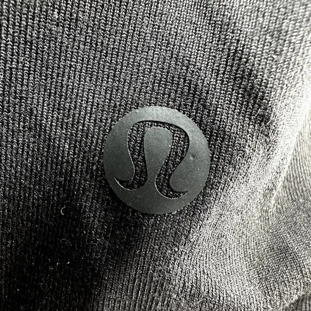 Lululemon Discipline Pants Straight Leg Mid Rise Stretch Drawstring Black Large